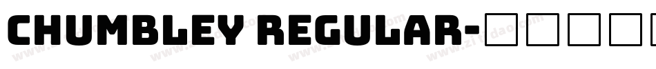 Chumbley Regular字体转换